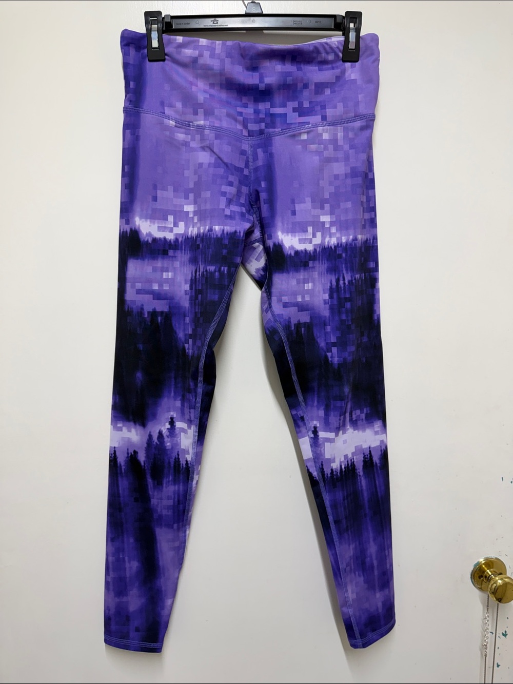 Women’s Purple Patterned Active Leggings